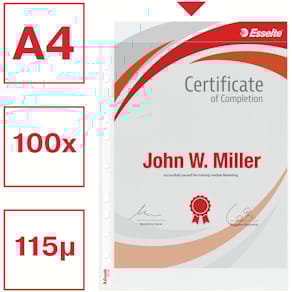 Lomme 115my PP præget A4 TÅ (100)