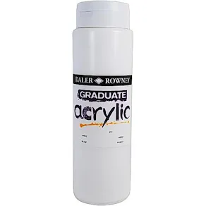 Akrylfärg Vit 500 ml DALER-ROWNEY