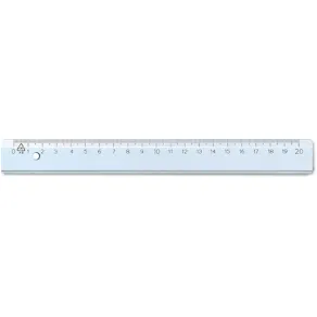 Linjal X-20 plast 20cm