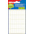Etiketten Apli, wit, 8 x 20 mm, 240 stuks, 40 per blad
