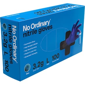 Nitrilhandske NO ORDINARY blå L 100/fp