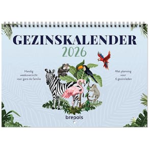 Gezinskalender Brepols weekoverzicht, Nederlandstalig, 2026
