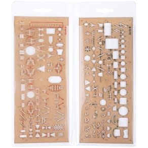 Schablonen-Set Koh-i-noor Elektro, 3 St.