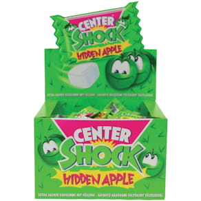 Kaugummi Center Shock Apfel, 100 Stück