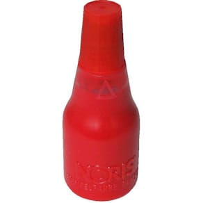 Stempelfarve Trodat rød, 25 ml flaske