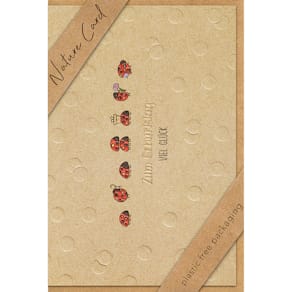 Geburtstagskarte BSB Nature Card, bunt, 11,5 x 17 cm, mit Umschlä