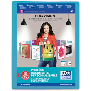 Presentatiealbum Oxford Polyvision, personaliseerbaar, A4, 40 t.,