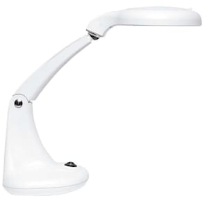 Bordlampe UNILUX Mini Zoom, hvid, kompakt