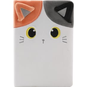 Notizbuch ITOTAL Plüsch Cats, A5, orange