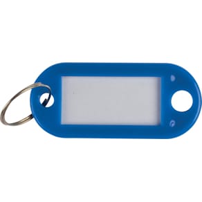 Sleutelhanger Q-CONNECT, pak van 10 stuks, donkerblauw