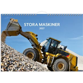 Väggkalender Stora Maskiner 2027