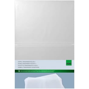 Doppelsteckhüllen Sigel, A4, transparent