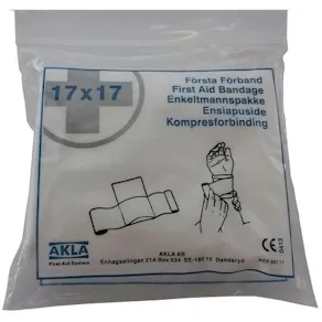 Första förband 17x17cm