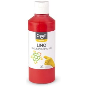 Tryckfärg Lino CREALL 250ml röd