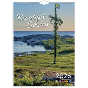 Väggkalender Beautiful Sweden 2026