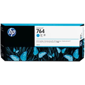 HP 764 cyan ink cartridge, 300ml