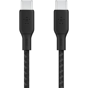 100W USB-C to USB-C Braided Cable 2M, Black