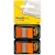 Post-It Index Orange, dubbelpack, 2x50 flikar, 6fp