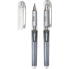 Gel-Tintenroller Pentel Hybrid Gel Grip DX K230, metallic silber