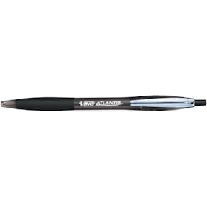 Balpen Bic Atlantis Soft, 1 mm, zwart