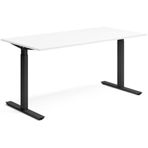 Skrivbord el 160x80 cm Vit/Svart