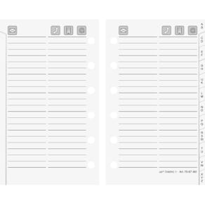 Ersatzeinlage RIDO Timing 3 Adress Telefon, 7,6 x 12,7 cm