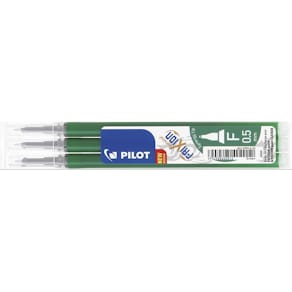 Refill Pilot FriXion Point viskelbar 0,5 mm grøn, 12 stk