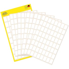 Vielzweck-Etiketten Avery Zweckform, 13 x 8 mm, 384 St., weiß