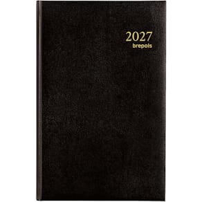 Agenda Brepols Saturnus Lima, zwart, 2026
