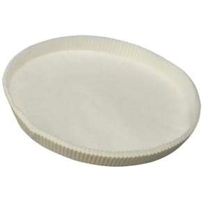 Kagemandsæske rund Ø210 mm, hvid pergament, 22 mm, 1000 stk