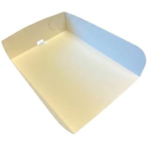 Kakeskuff 3-sidet 25x18x6cm hvit (500)