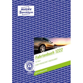 Fahrtenbuch Avery Zweckform 1222, A5, 32 Blatt