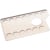 Palet Talens, metaal, wit, 10,6 x 20 cm, 13 vakjes
