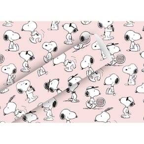 Geschenkpapier BRAUN + COMPANY Fantasie Offset Snoopy, rosa