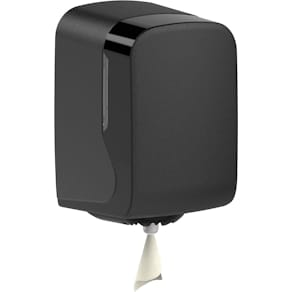 Poetspapierdispenser Spotless Midi, zwart