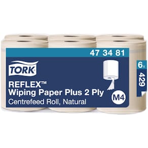 Torkrulle TORK Natur M4 Reflex 2lag 6/fp