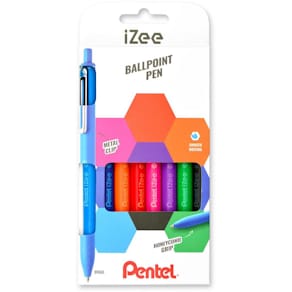 Kulpenna PENTEL iZee 1,0 sort.färg 8/fp