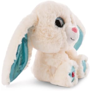 Plüschfigur NICI GLUBSCHIS Hase Wolli-Dot, blau/weiß