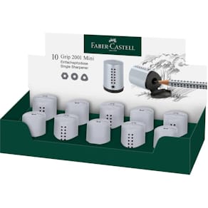 Dosenspitzer Faber-Castell Grip 2001 Mini, einfach, silber