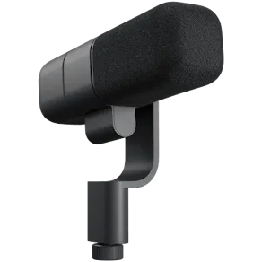 G Yeti Studio Active Dynamic XLR Broadcast Mic, Black