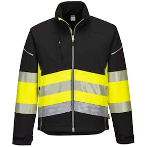 Varselsoftshell 3L PW375 Hi-Vis Kl 1 XL