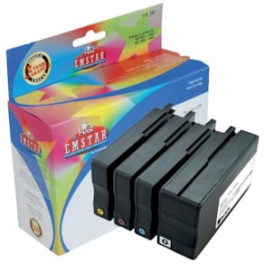 Tintenpatronen EMSTAR H185–H188 Multipack, 4 St., sw/c/m/y