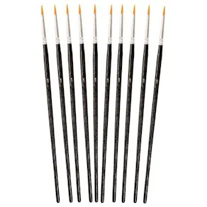Syntetpensel rund nr 1 10/fp