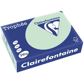 Gekleurd papier Clairefontaine Trophée Pastel, A4, 210 g, 250 vel