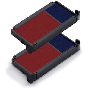 Ersatzstempelkissen trodat 4912, blau/rot