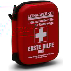 Erste-Hilfe-Box LEINA-WERKE, rot, 180 x 130 x 60 mm