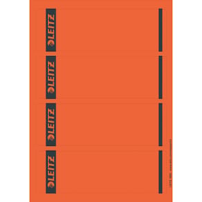 Rückenschild Leitz, kurz, breit, rot