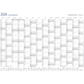 Wandkalender STAEDTLER Lumocolor Jahresplaner, abwischbar, 2026