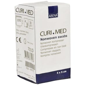 Kompress CURIMED NW 4l 5x5cm 100/fp