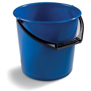 Bøtte plast 10L blå